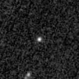 F090W image, 3.2 arcsec across, north up