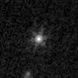 F200W image, 3.2 arcsec across, north up