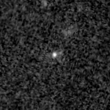 F150W image, 3.2 arcsec across, north up