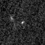 F115W image, 3.2 arcsec across, north up