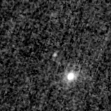 F090W image, 3.2 arcsec across, north up