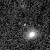 F115W image, 3.2 arcsec across, north up