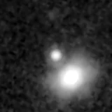 F444W image, 3.2 arcsec across, north up