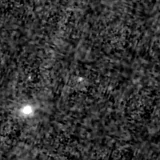 F090W image, 3.2 arcsec across, north up