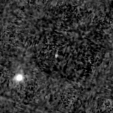 F115W image, 3.2 arcsec across, north up