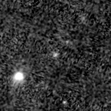 F150W image, 3.2 arcsec across, north up
