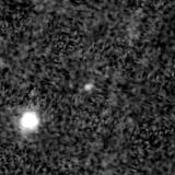 F200W image, 3.2 arcsec across, north up