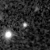 F277W image, 3.2 arcsec across, north up