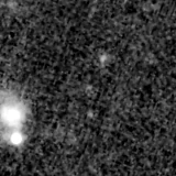 F150W image, 3.2 arcsec across, north up