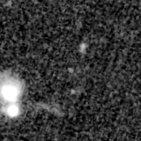 F200W image, 3.2 arcsec across, north up