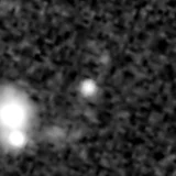 F444W image, 3.2 arcsec across, north up