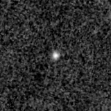 F200W image, 3.2 arcsec across, north up