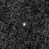F090W image, 3.2 arcsec across, north up