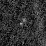 F200W image, 3.2 arcsec across, north up