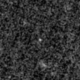 F150W image, 3.2 arcsec across, north up