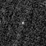 F090W image, 3.2 arcsec across, north up