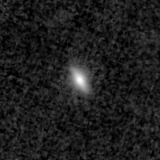 F150W image, 3.2 arcsec across, north up