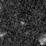 F200W image, 3.2 arcsec across, north up