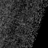 F090W image, 3.2 arcsec across, north up