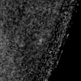 F200W image, 3.2 arcsec across, north up