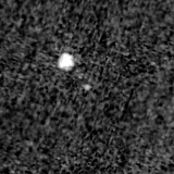 F200W image, 3.2 arcsec across, north up
