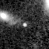 F444W image, 3.2 arcsec across, north up