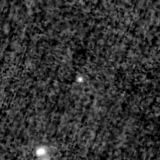 F090W image, 3.2 arcsec across, north up