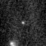 F200W image, 3.2 arcsec across, north up
