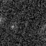 F150W image, 3.2 arcsec across, north up