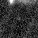 F090W image, 3.2 arcsec across, north up