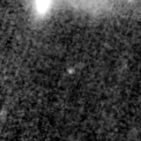 F150W image, 3.2 arcsec across, north up