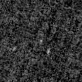 F115W image, 3.2 arcsec across, north up