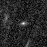 F115W image, 3.2 arcsec across, north up