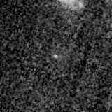 F150W image, 3.2 arcsec across, north up