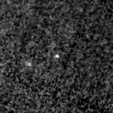 F150W image, 3.2 arcsec across, north up