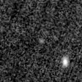 F200W image, 3.2 arcsec across, north up