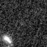 F150W image, 3.2 arcsec across, north up