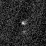 F200W image, 3.2 arcsec across, north up