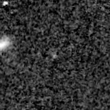 F115W image, 3.2 arcsec across, north up