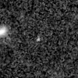 F150W image, 3.2 arcsec across, north up