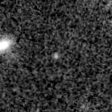 F200W image, 3.2 arcsec across, north up