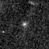 F115W image, 3.2 arcsec across, north up
