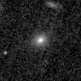F150W image, 3.2 arcsec across, north up