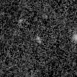 F115W image, 3.2 arcsec across, north up