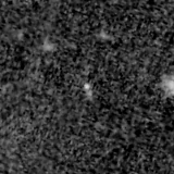 F150W image, 3.2 arcsec across, north up
