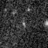 F200W image, 3.2 arcsec across, north up