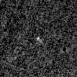 F200W image, 3.2 arcsec across, north up