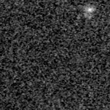 F150W image, 3.2 arcsec across, north up