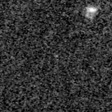 F200W image, 3.2 arcsec across, north up