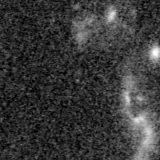 F115W image, 3.2 arcsec across, north up